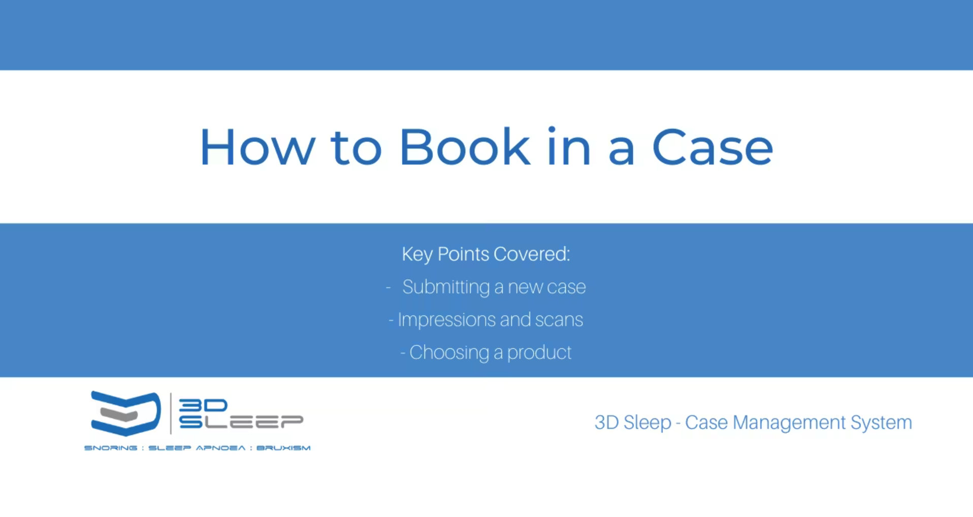 3. How to Book in a Case (Laboratory)
